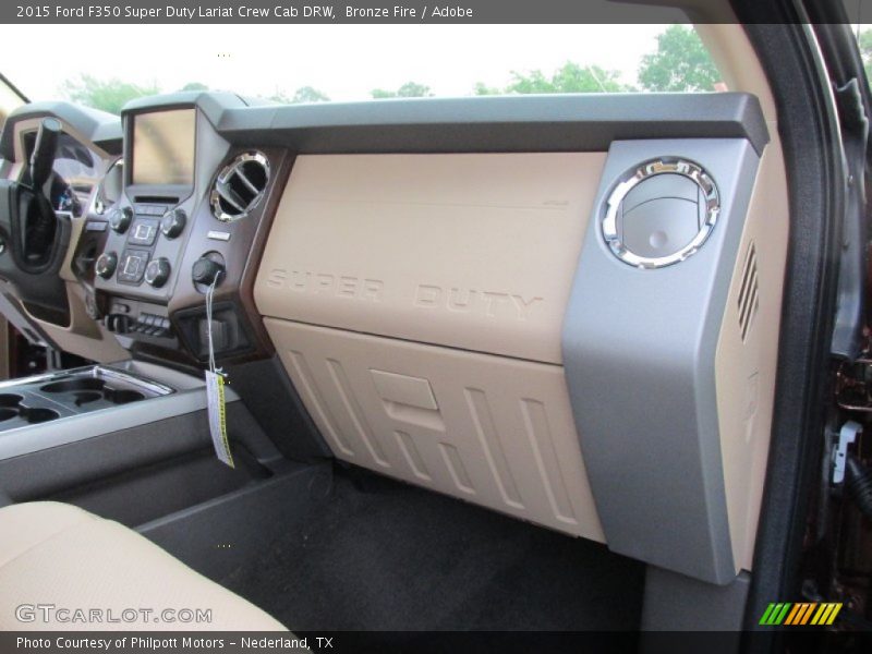 Bronze Fire / Adobe 2015 Ford F350 Super Duty Lariat Crew Cab DRW