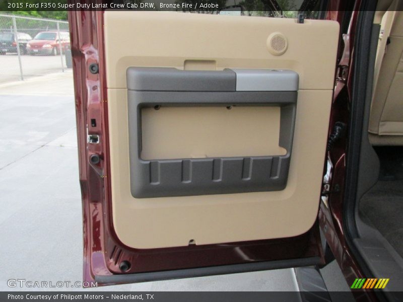 Bronze Fire / Adobe 2015 Ford F350 Super Duty Lariat Crew Cab DRW