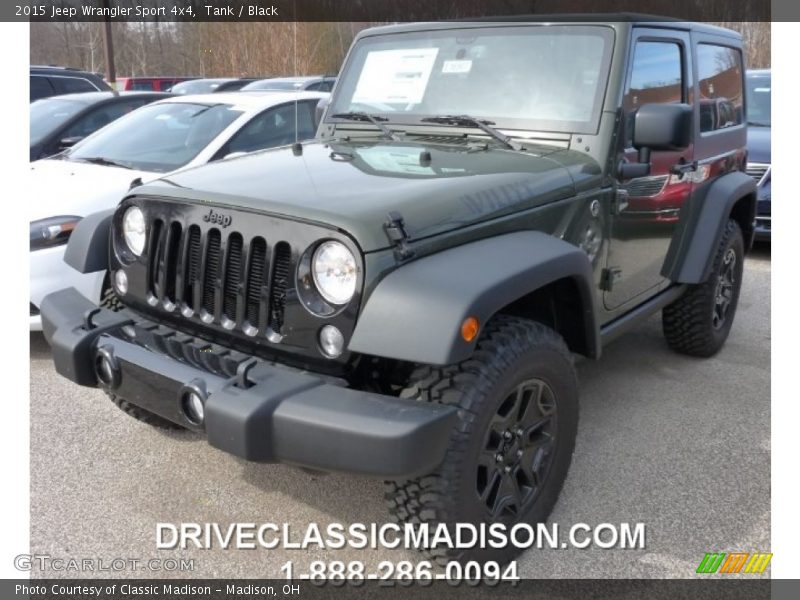 Tank / Black 2015 Jeep Wrangler Sport 4x4