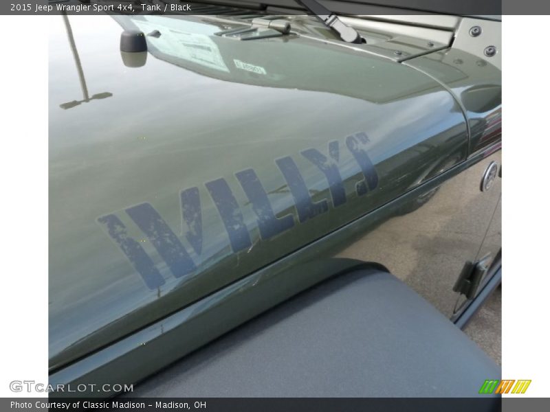 Tank / Black 2015 Jeep Wrangler Sport 4x4