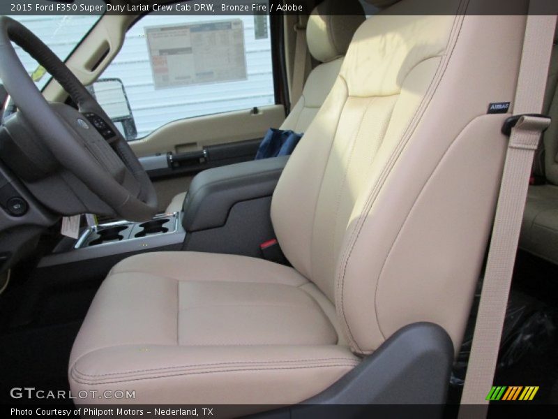 Bronze Fire / Adobe 2015 Ford F350 Super Duty Lariat Crew Cab DRW