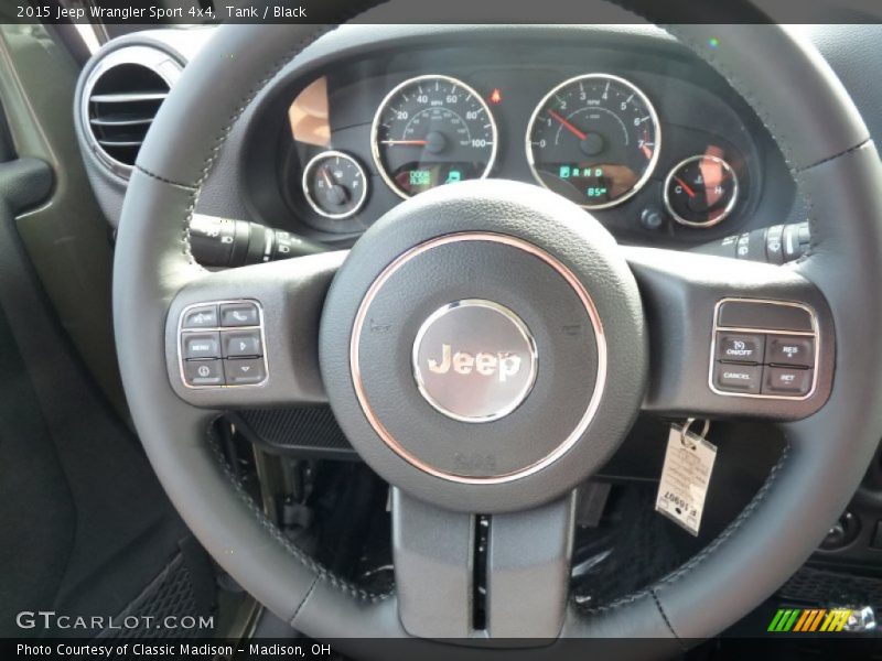 Tank / Black 2015 Jeep Wrangler Sport 4x4