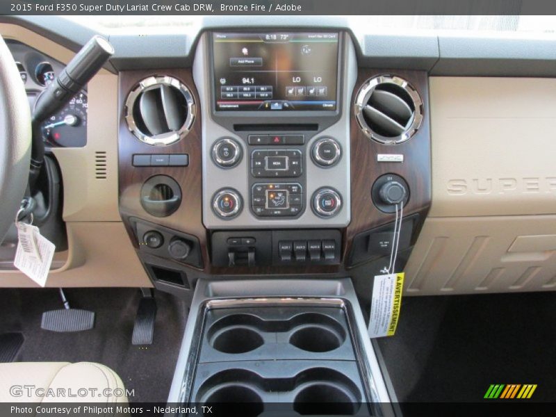 Bronze Fire / Adobe 2015 Ford F350 Super Duty Lariat Crew Cab DRW
