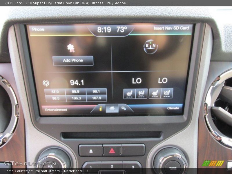 Bronze Fire / Adobe 2015 Ford F350 Super Duty Lariat Crew Cab DRW