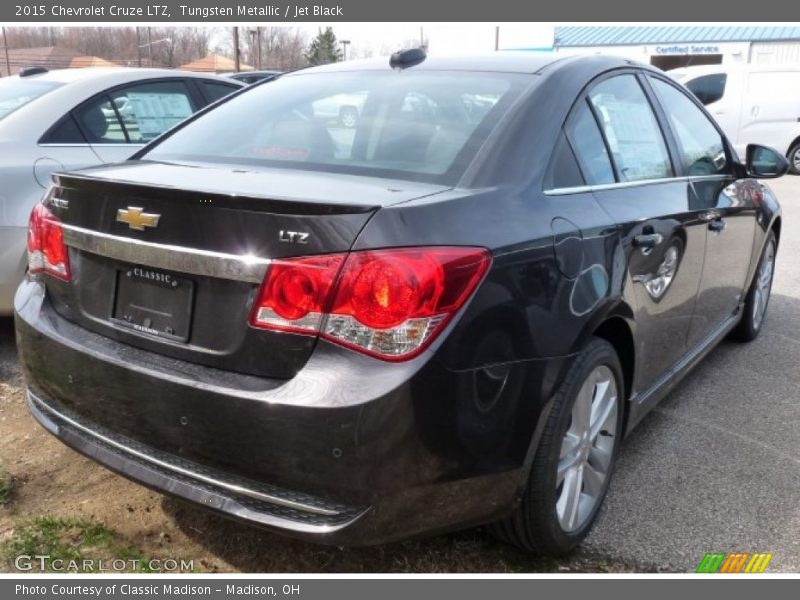 Tungsten Metallic / Jet Black 2015 Chevrolet Cruze LTZ