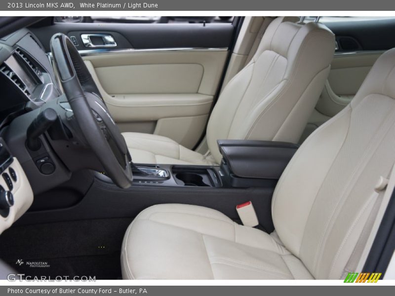 White Platinum / Light Dune 2013 Lincoln MKS AWD