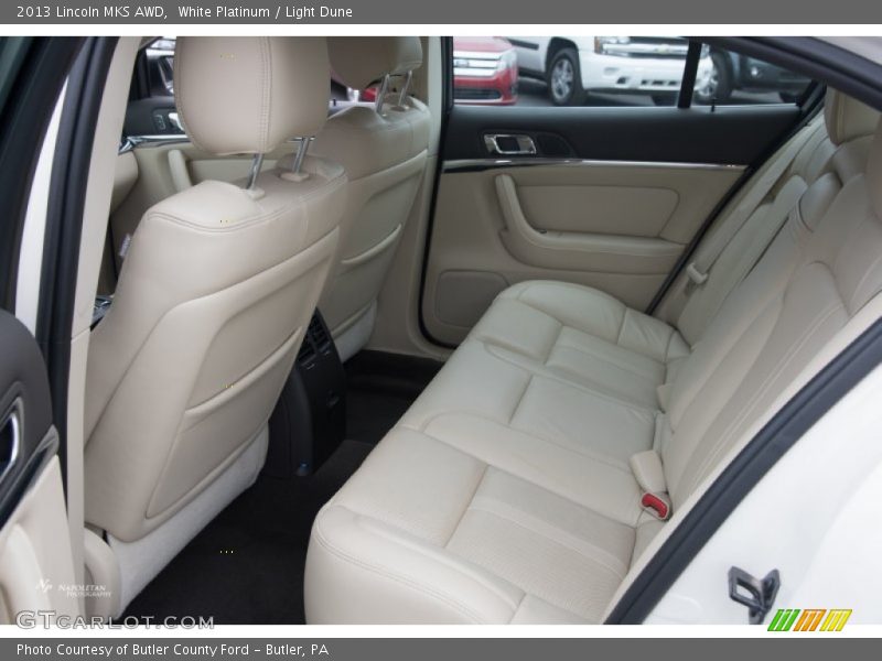 White Platinum / Light Dune 2013 Lincoln MKS AWD