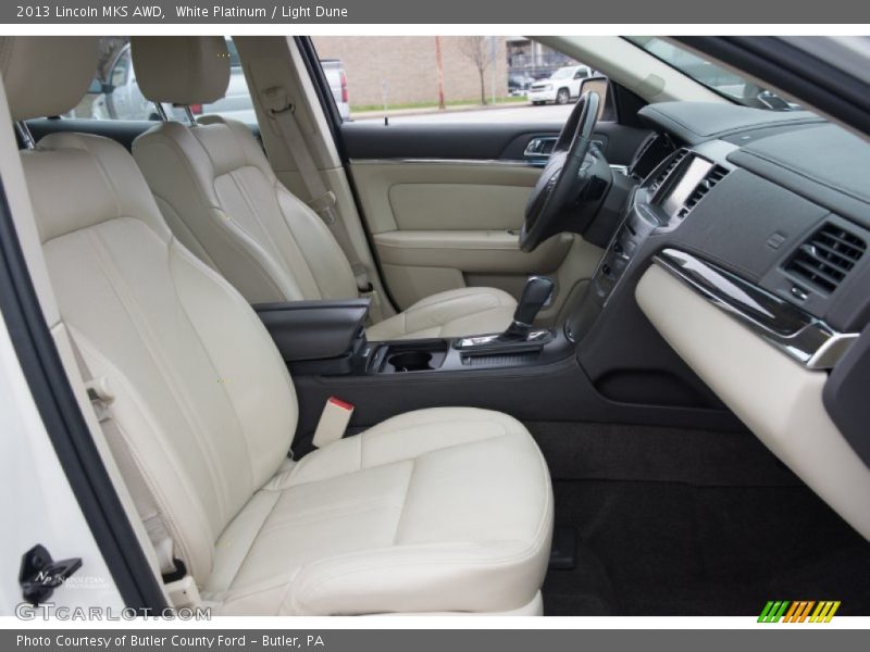 White Platinum / Light Dune 2013 Lincoln MKS AWD
