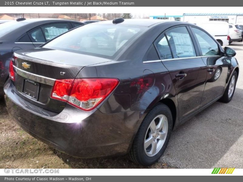 Tungsten Metallic / Jet Black/Medium Titanium 2015 Chevrolet Cruze LT
