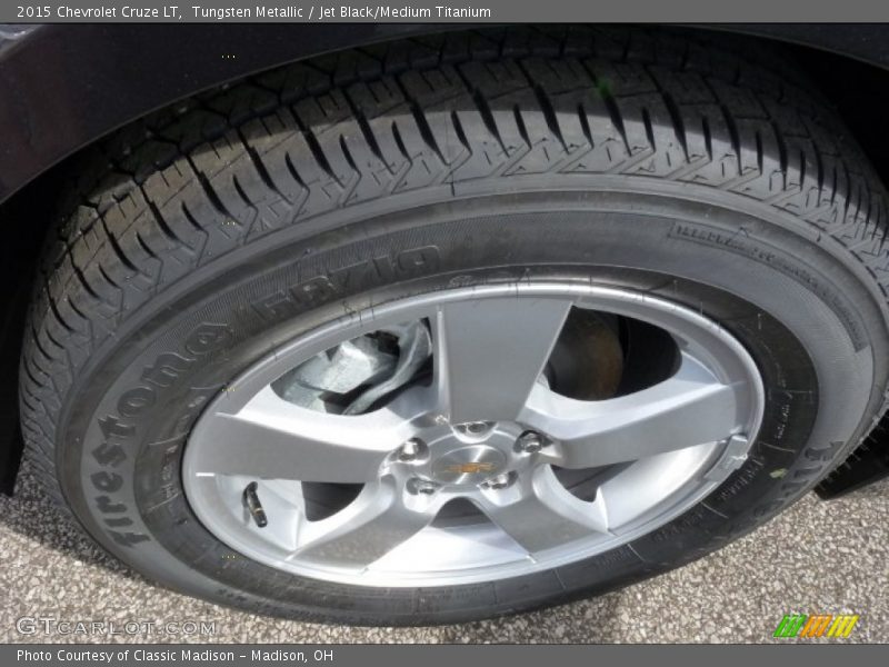 Tungsten Metallic / Jet Black/Medium Titanium 2015 Chevrolet Cruze LT