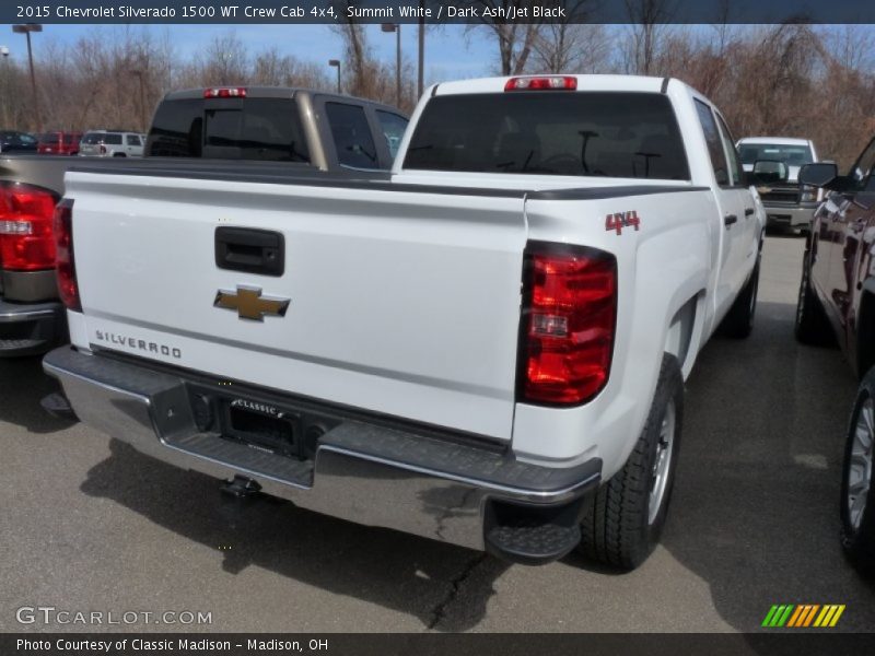 Summit White / Dark Ash/Jet Black 2015 Chevrolet Silverado 1500 WT Crew Cab 4x4