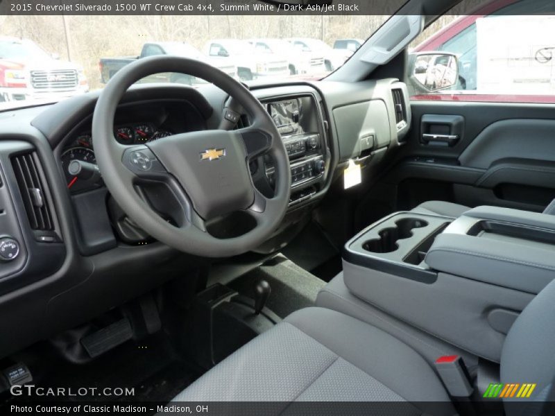 Summit White / Dark Ash/Jet Black 2015 Chevrolet Silverado 1500 WT Crew Cab 4x4