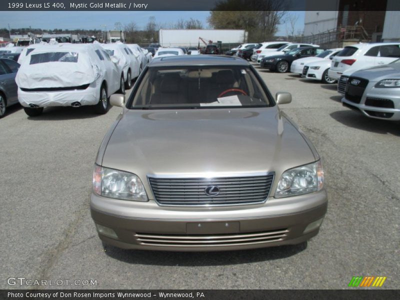 Mystic Gold Metallic / Ivory 1999 Lexus LS 400