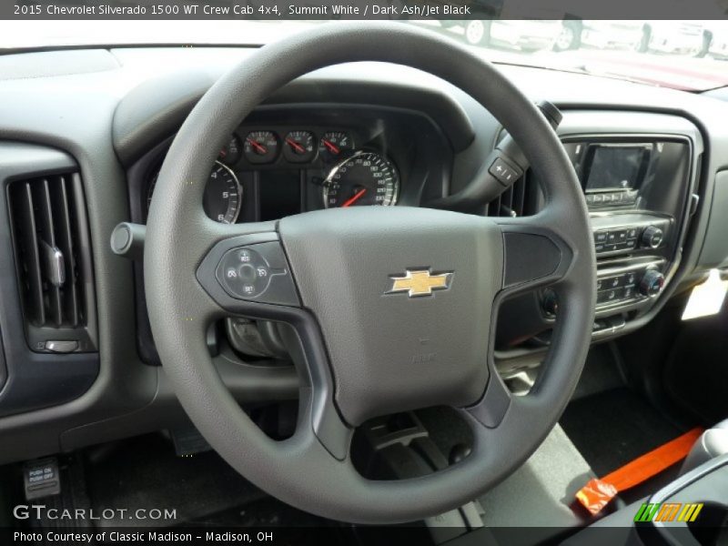 Summit White / Dark Ash/Jet Black 2015 Chevrolet Silverado 1500 WT Crew Cab 4x4