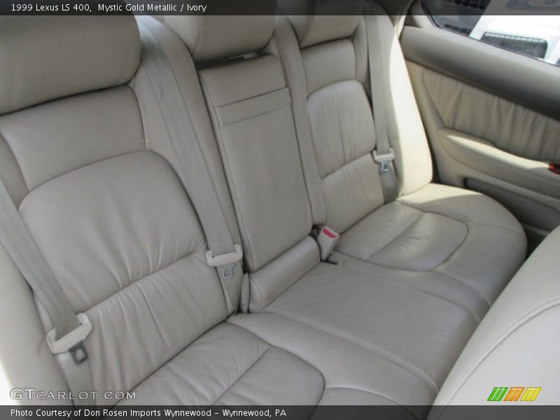 Mystic Gold Metallic / Ivory 1999 Lexus LS 400