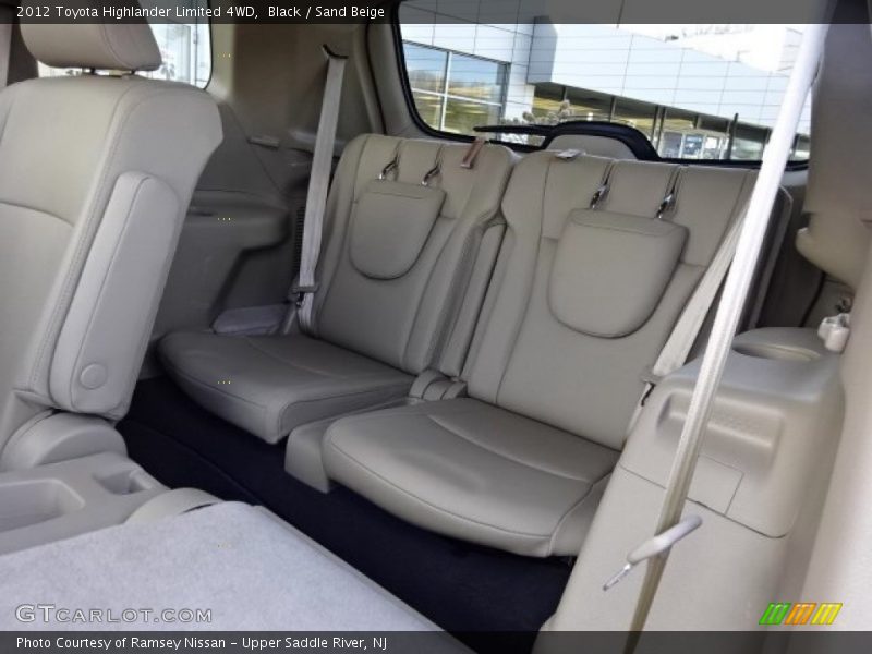 Black / Sand Beige 2012 Toyota Highlander Limited 4WD