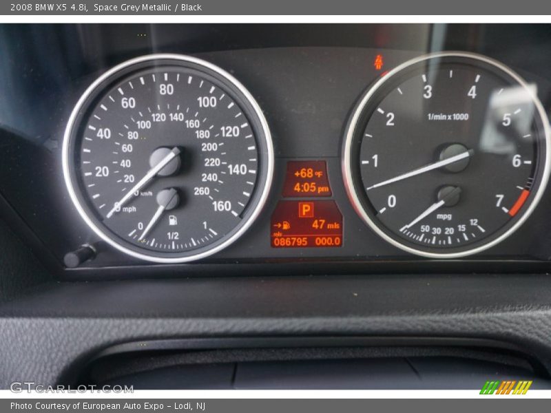 Space Grey Metallic / Black 2008 BMW X5 4.8i
