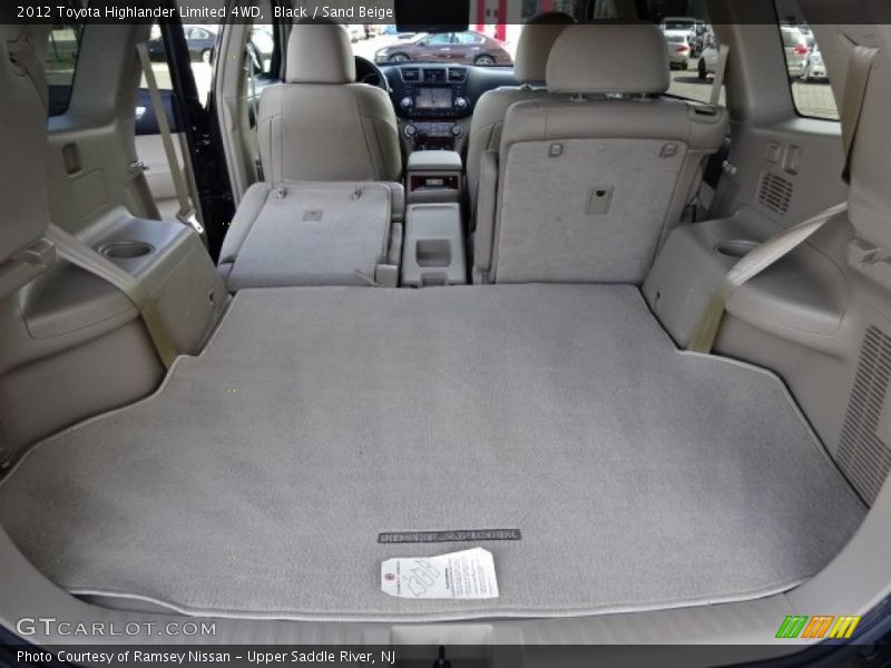Black / Sand Beige 2012 Toyota Highlander Limited 4WD