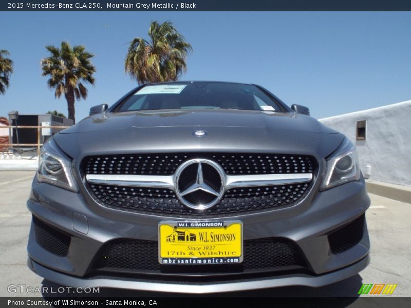 Mountain Grey Metallic / Black 2015 Mercedes-Benz CLA 250