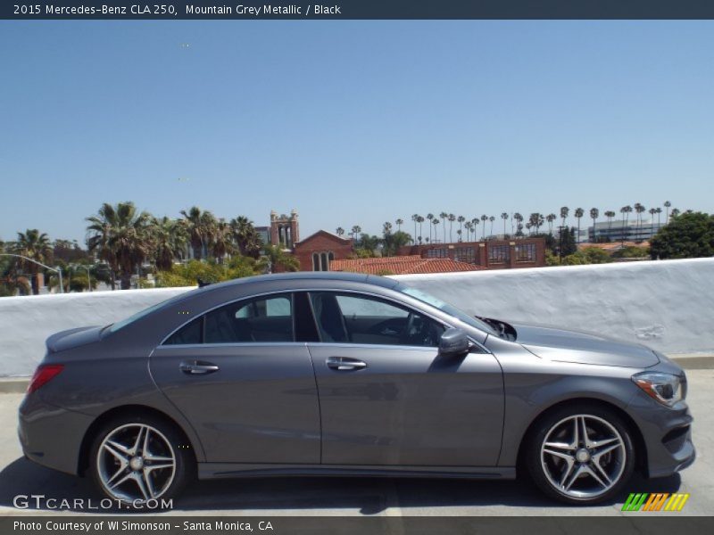 Mountain Grey Metallic / Black 2015 Mercedes-Benz CLA 250