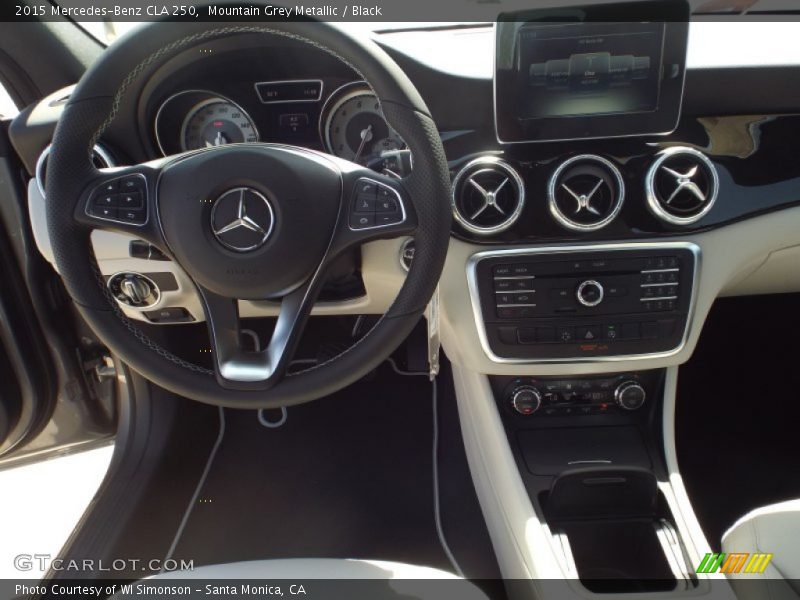 Mountain Grey Metallic / Black 2015 Mercedes-Benz CLA 250