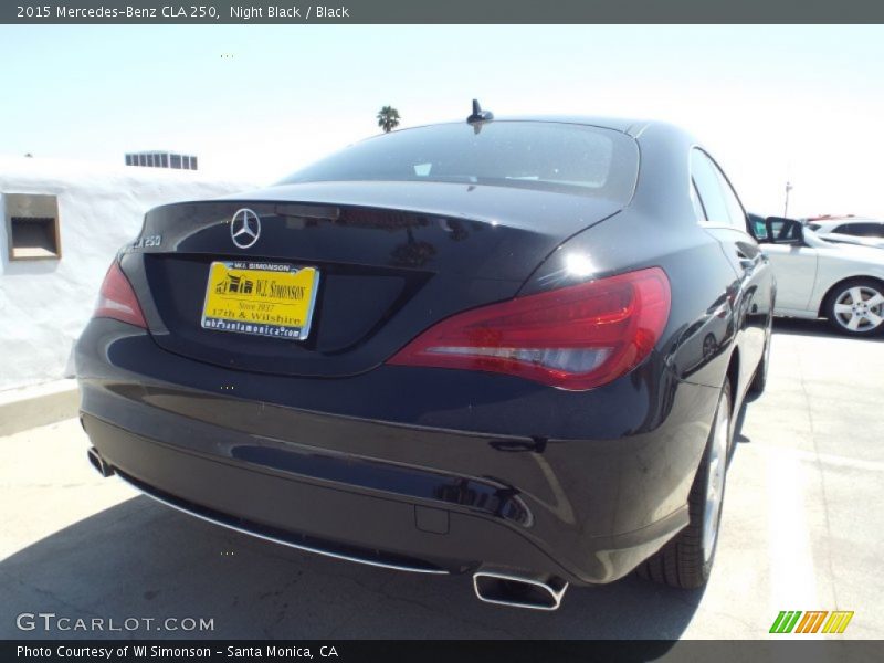 Night Black / Black 2015 Mercedes-Benz CLA 250