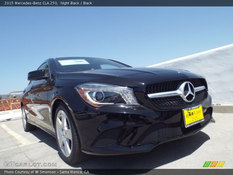 Night Black / Black 2015 Mercedes-Benz CLA 250