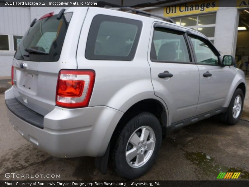 Ingot Silver Metallic / Stone 2011 Ford Escape XLS