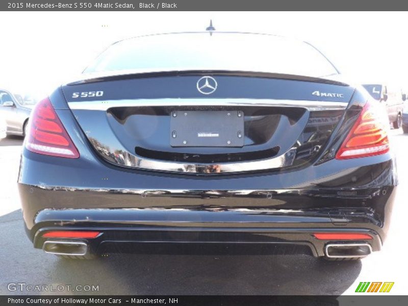 Black / Black 2015 Mercedes-Benz S 550 4Matic Sedan