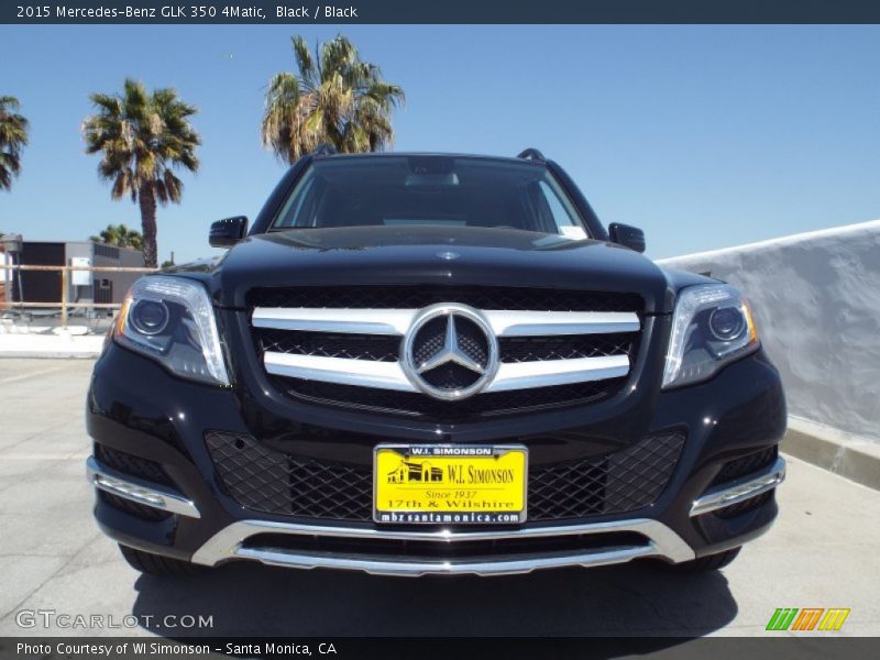 Black / Black 2015 Mercedes-Benz GLK 350 4Matic