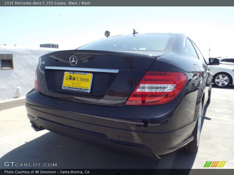 Black / Black 2015 Mercedes-Benz C 250 Coupe