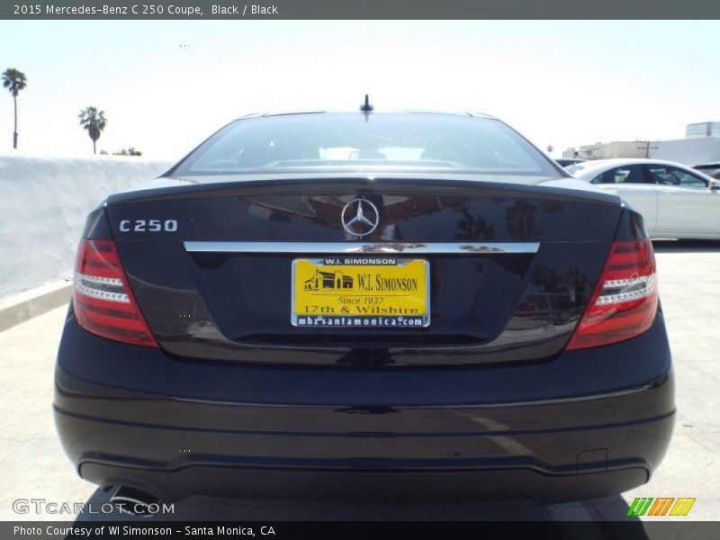 Black / Black 2015 Mercedes-Benz C 250 Coupe