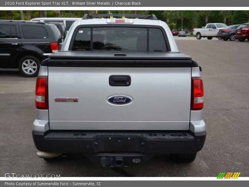 Brilliant Silver Metallic / Charcoal Black 2010 Ford Explorer Sport Trac XLT