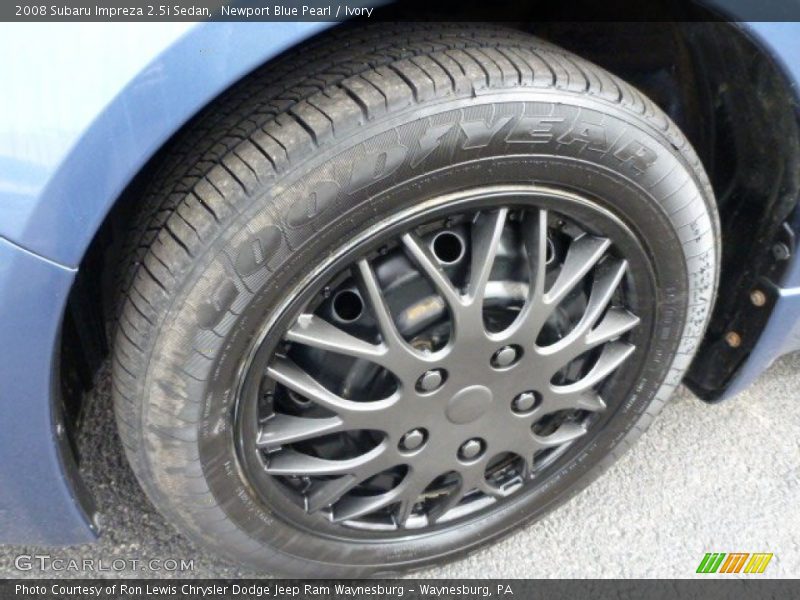 Newport Blue Pearl / Ivory 2008 Subaru Impreza 2.5i Sedan