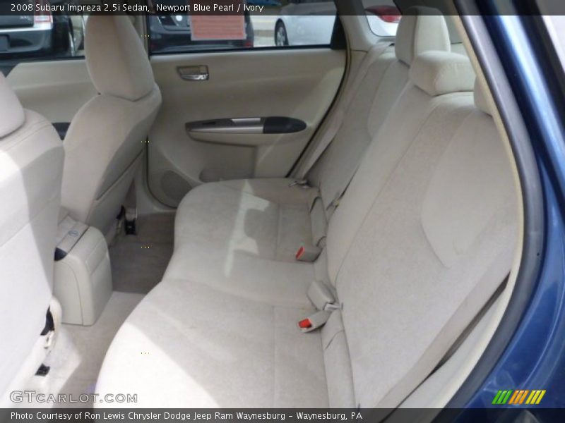 Newport Blue Pearl / Ivory 2008 Subaru Impreza 2.5i Sedan