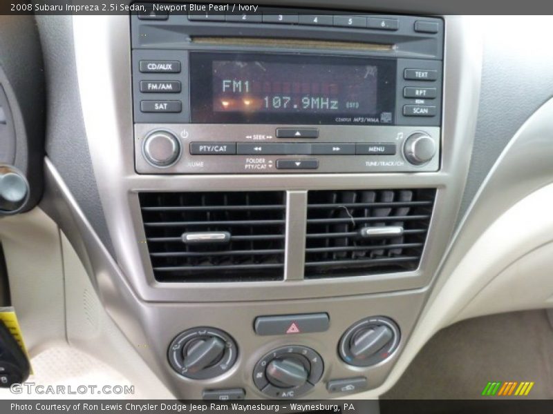 Newport Blue Pearl / Ivory 2008 Subaru Impreza 2.5i Sedan
