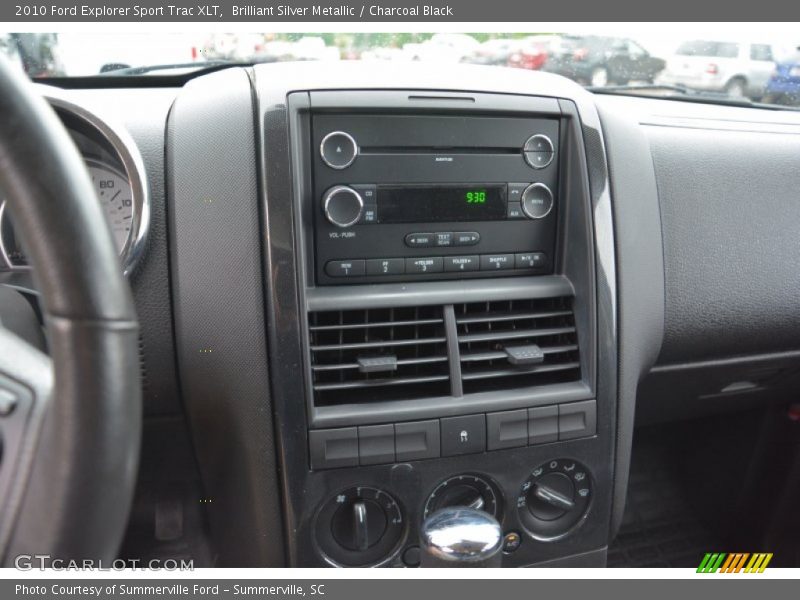 Brilliant Silver Metallic / Charcoal Black 2010 Ford Explorer Sport Trac XLT