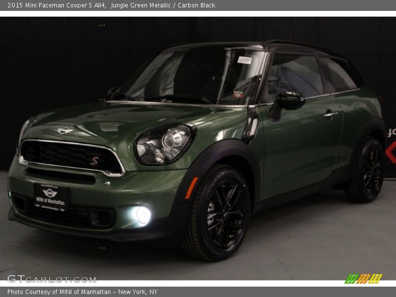 Jungle Green Metallic / Carbon Black 2015 Mini Paceman Cooper S All4