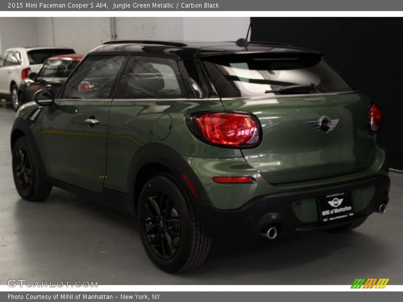 Jungle Green Metallic / Carbon Black 2015 Mini Paceman Cooper S All4