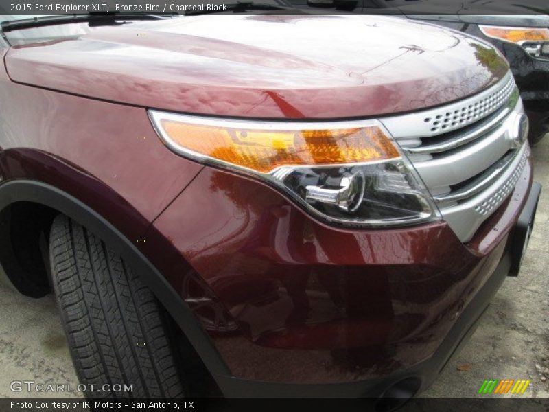 Bronze Fire / Charcoal Black 2015 Ford Explorer XLT