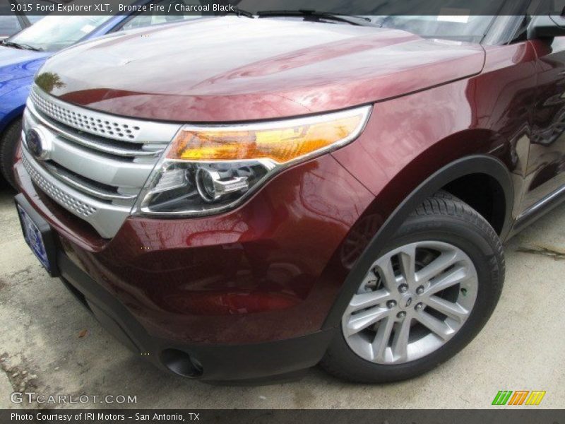 Bronze Fire / Charcoal Black 2015 Ford Explorer XLT