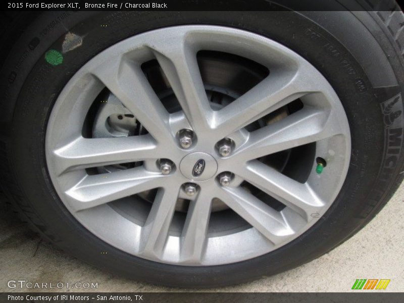 Bronze Fire / Charcoal Black 2015 Ford Explorer XLT