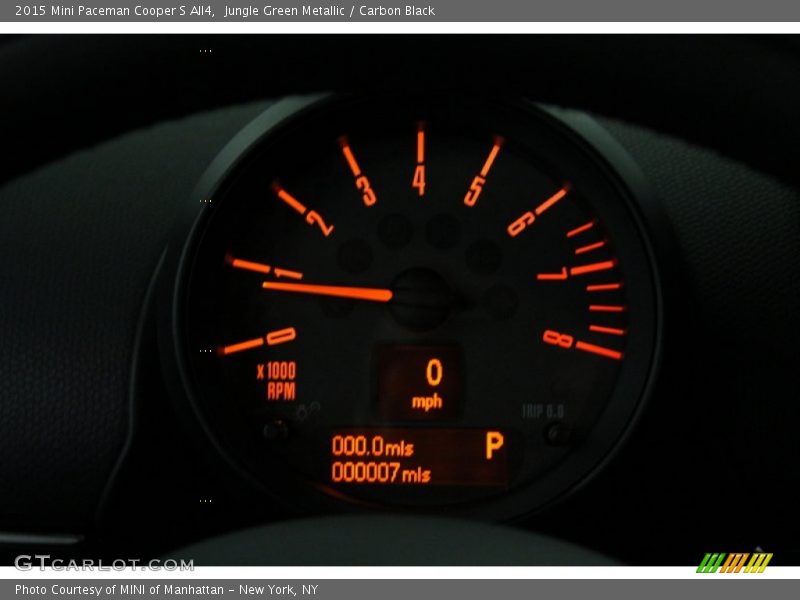 Jungle Green Metallic / Carbon Black 2015 Mini Paceman Cooper S All4