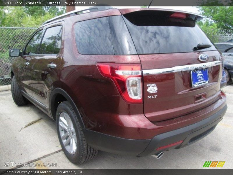 Bronze Fire / Charcoal Black 2015 Ford Explorer XLT