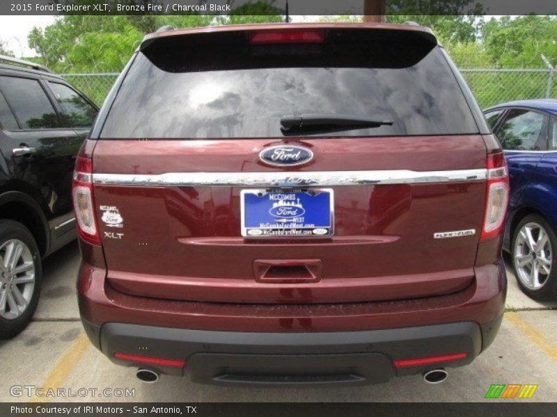 Bronze Fire / Charcoal Black 2015 Ford Explorer XLT