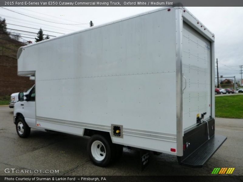 Oxford White / Medium Flint 2015 Ford E-Series Van E350 Cutaway Commercial Moving Truck
