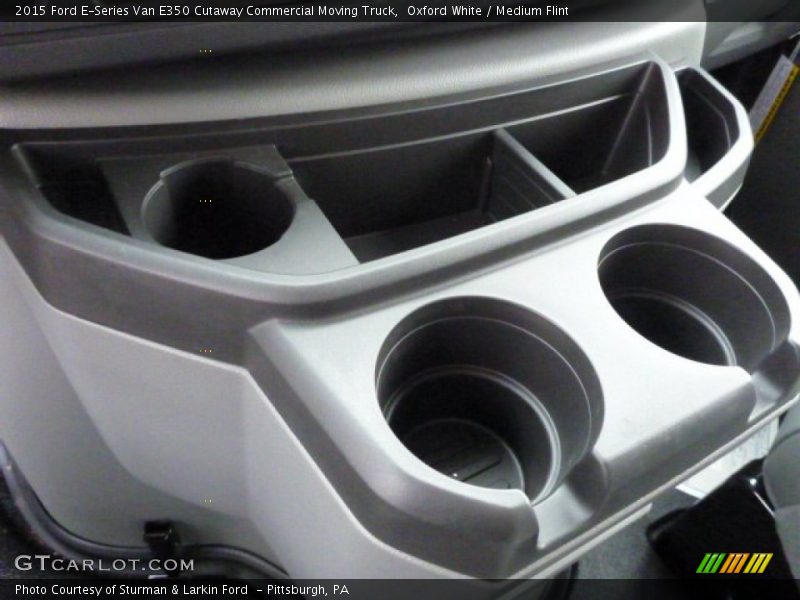 Oxford White / Medium Flint 2015 Ford E-Series Van E350 Cutaway Commercial Moving Truck
