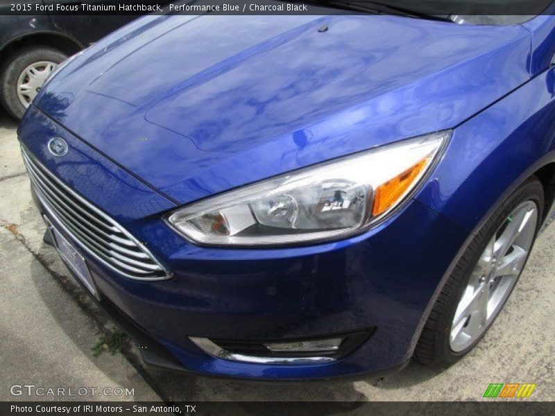 Performance Blue / Charcoal Black 2015 Ford Focus Titanium Hatchback