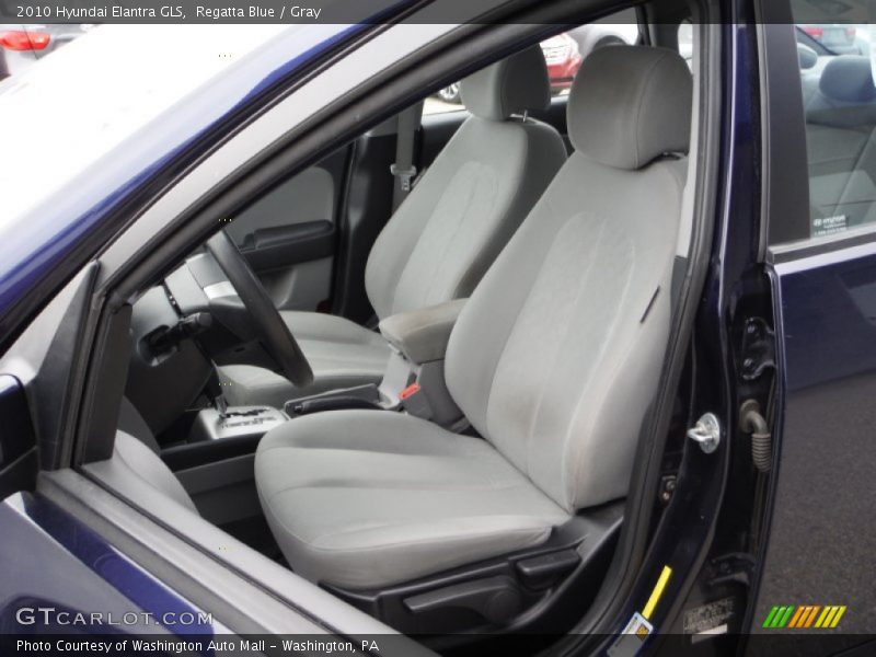 Regatta Blue / Gray 2010 Hyundai Elantra GLS
