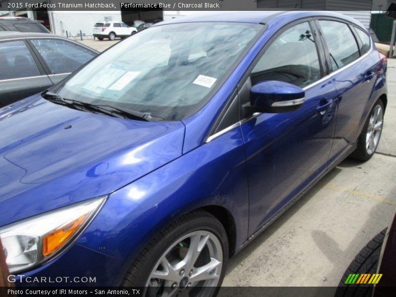 Performance Blue / Charcoal Black 2015 Ford Focus Titanium Hatchback